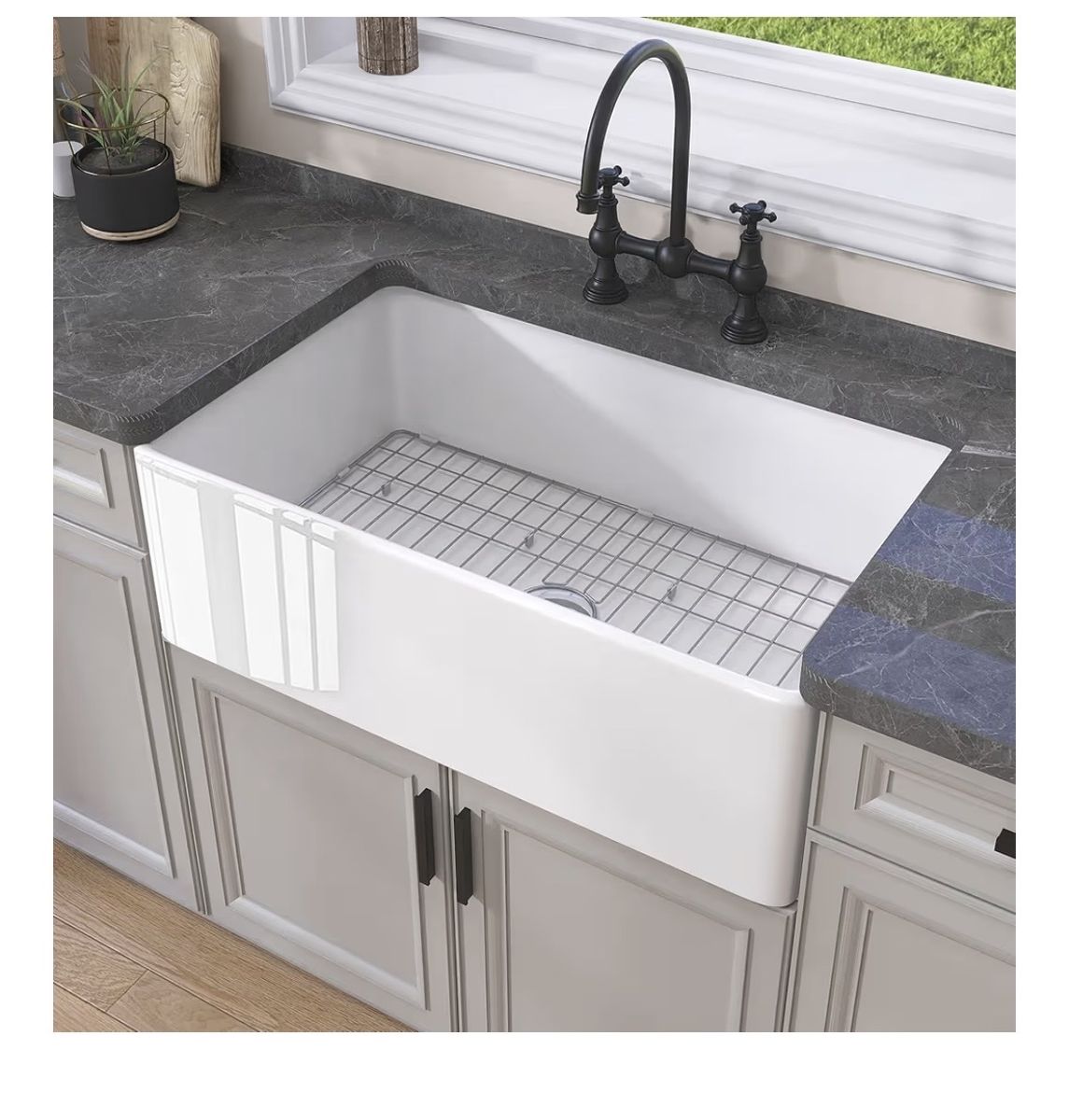 NEW Farmhouse Kitchen Sink