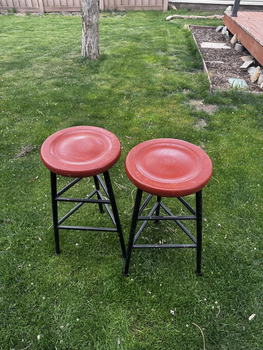Two Swivel Stools