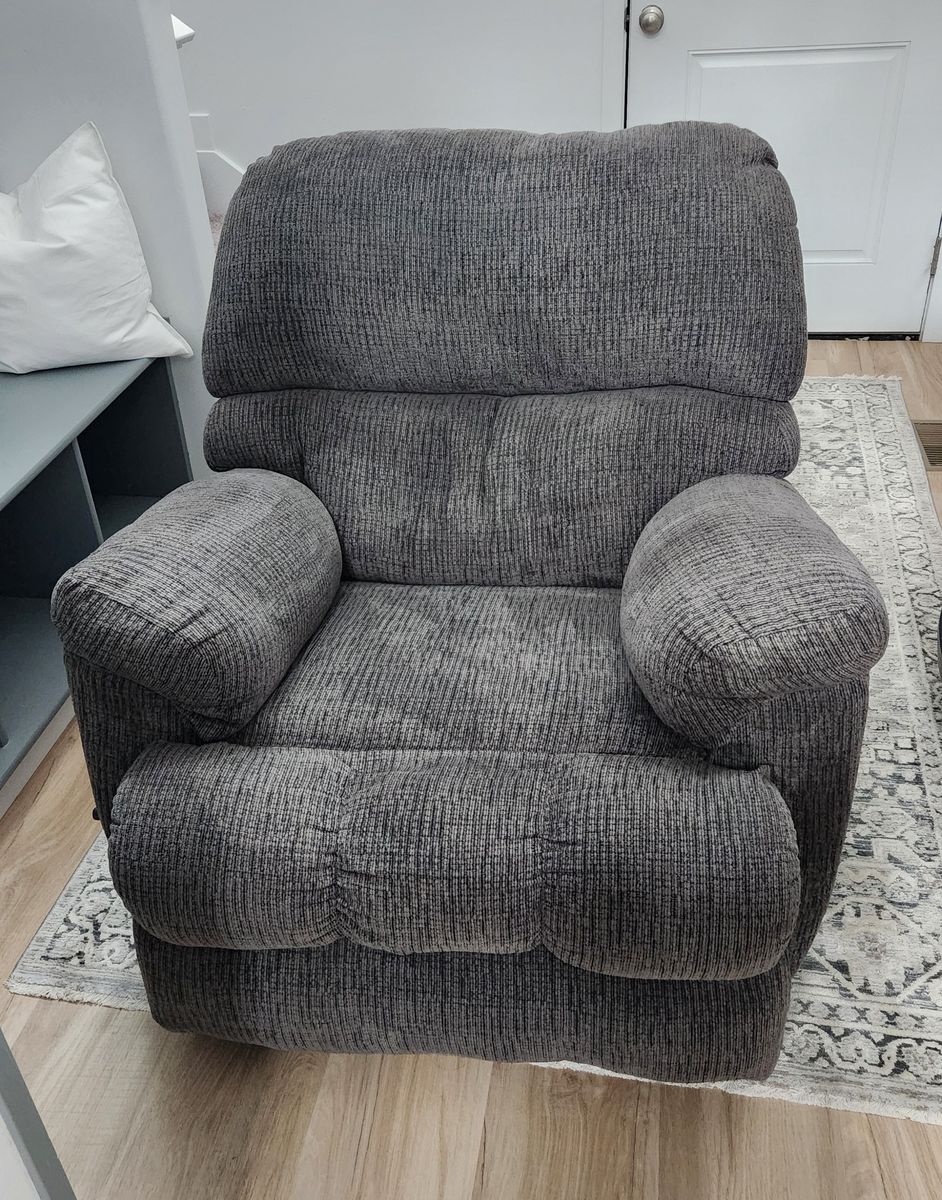 Gray Manual Recliner - Great Condition - Best Offer
