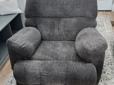 Gray Manual Recliner - Great Condition - Best Offer
