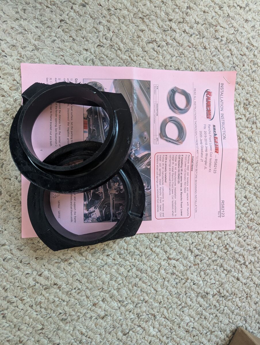 Brand new Rancho Front Spring correction pads