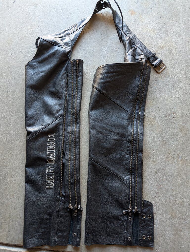 Harley Davidson Leather Chaps Women's Sz Small