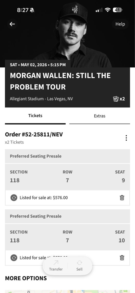 2 MORGAN WALLEN Saturday in Vegas