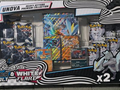 Pokemon Black Bolt White Flare heavy hitters collection x2