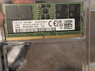 SAMSUNG 16GB DDR5 500MM RAM M42S2RGA3BB0-CQKOL - New Laptop Memory Module
