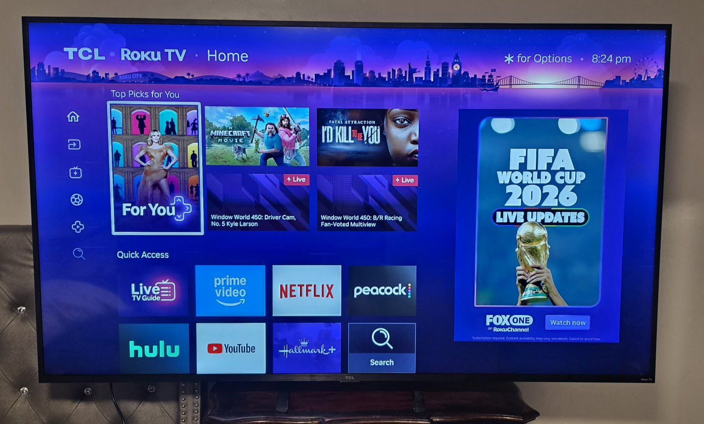 TCL 50S435 50-inch 4-Series 4K UHD HDR Smart Roku LED TV (2020 Model)