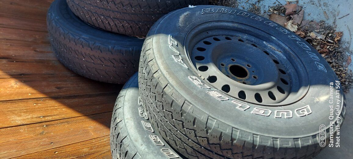 18" tires and wheels.