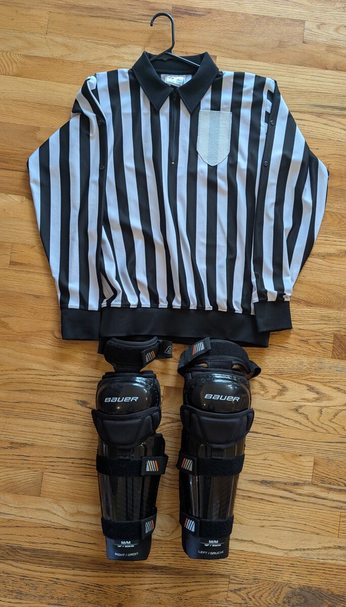 Hockey Officials/Linesman/Referee Jersey - Shinpads