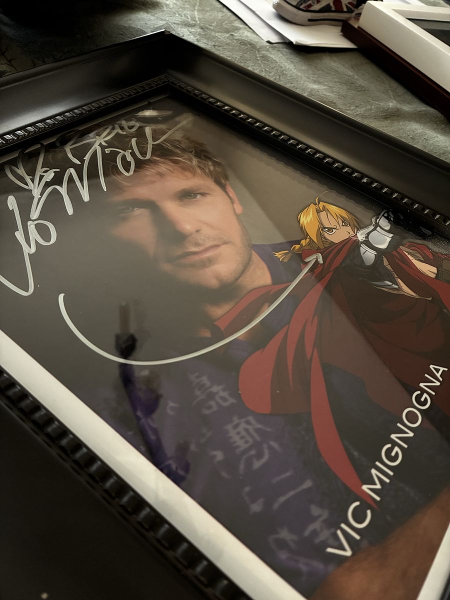 Anime Vic Mignogna signed