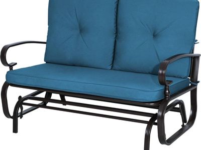 Outdoor 2 Seat Glider Bench