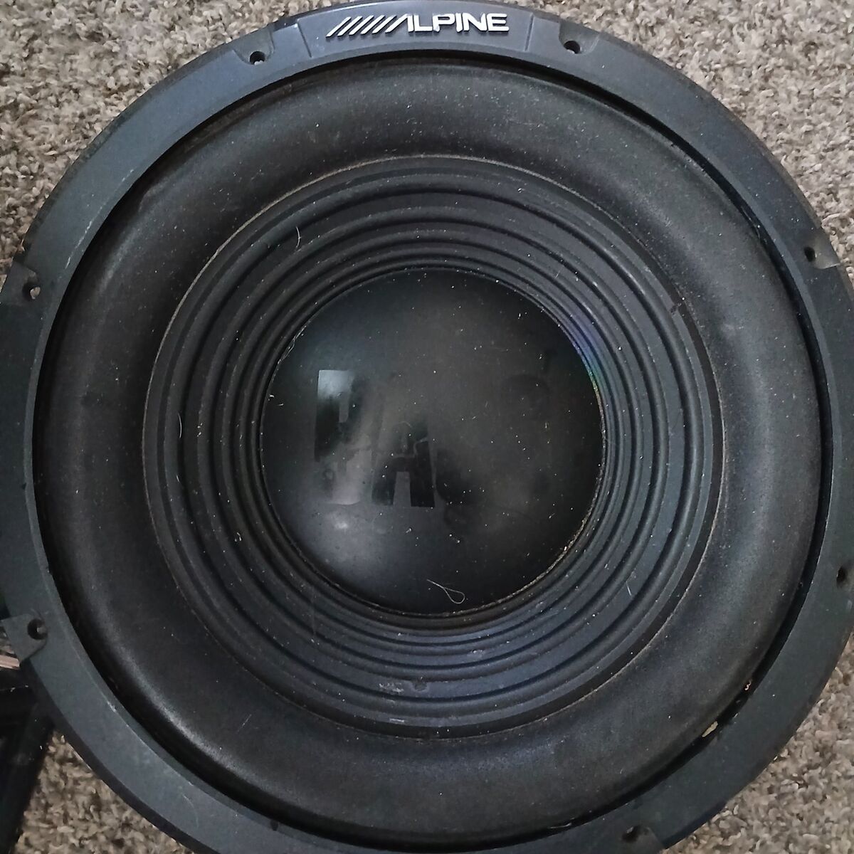 Alpine W12S4 BassLine Series 12-inch single 4-ohm