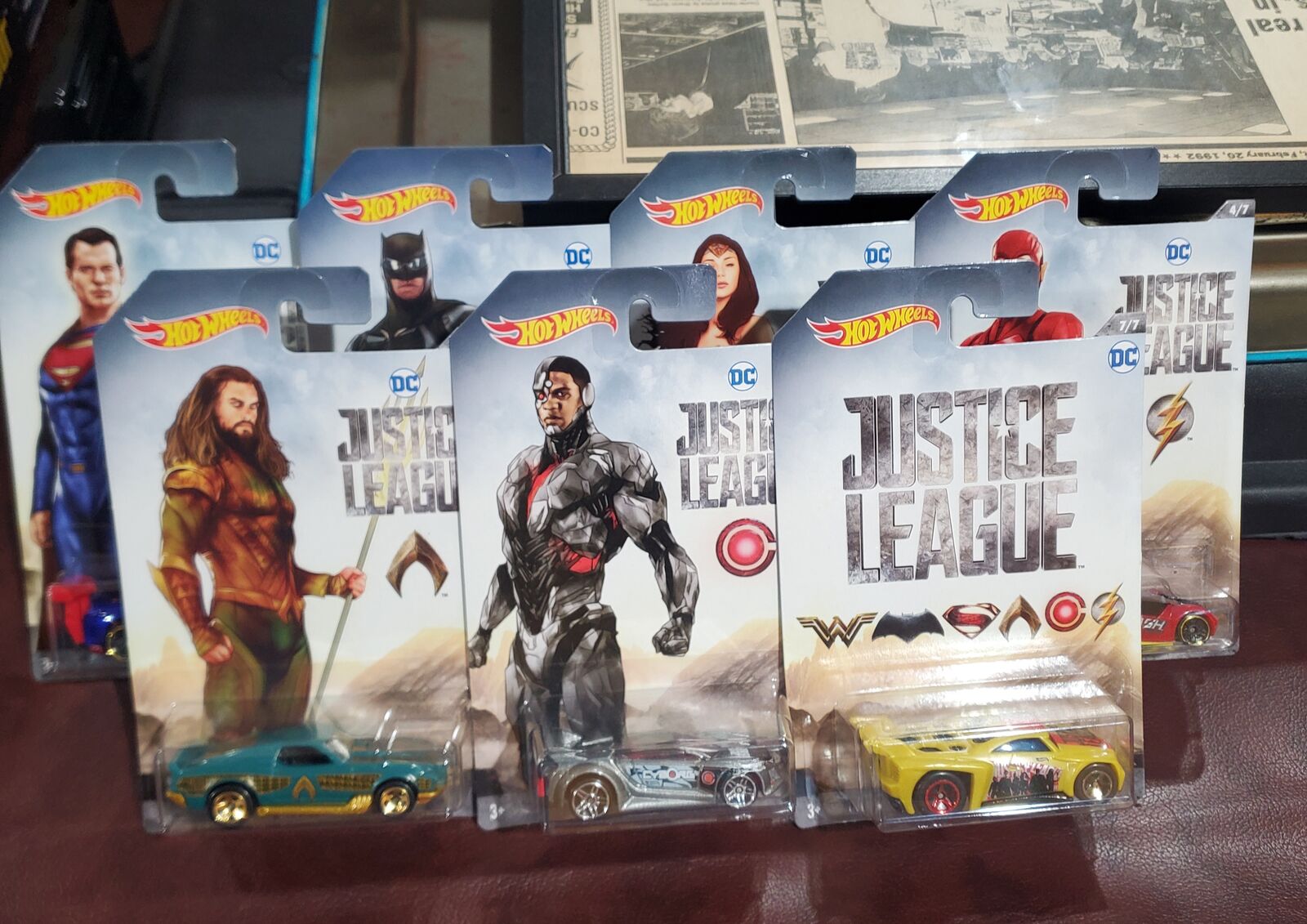 2017 Justice League Hot Wheels