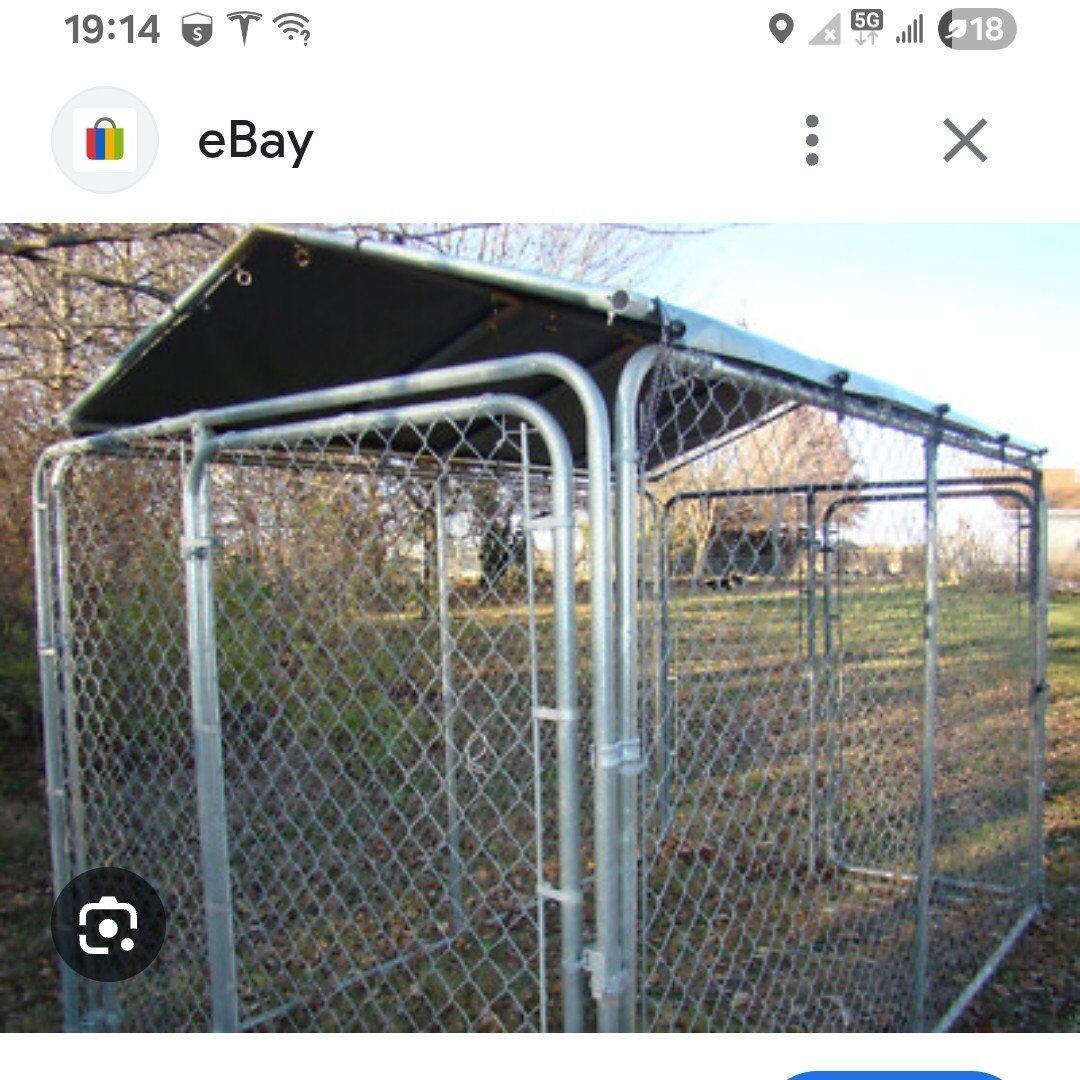 Kennel Cover & Frame 10x10 *top only