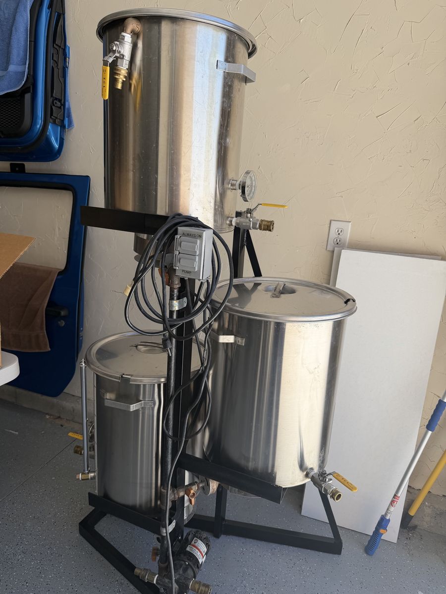 Beer brewing / making equipment tower brew set