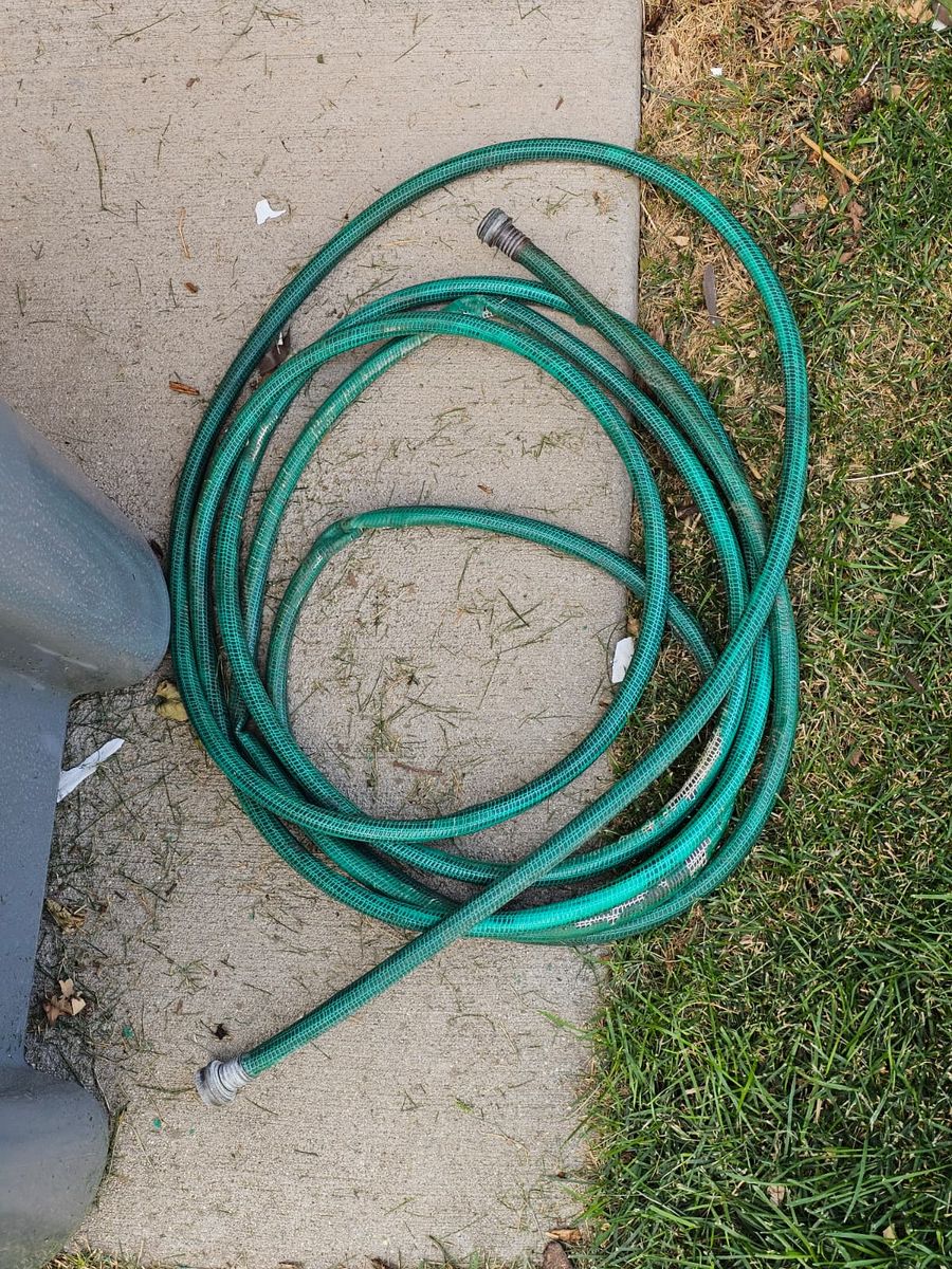 FREE - Garden Hose (~20-25 ft, for parts/reuse)