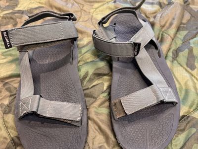 Merrell Laurel Sandals Sage Green - Women's 9