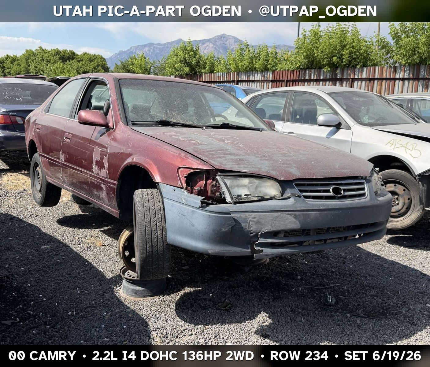 2000 Toyota Camry Parts - UTPAP Ogden