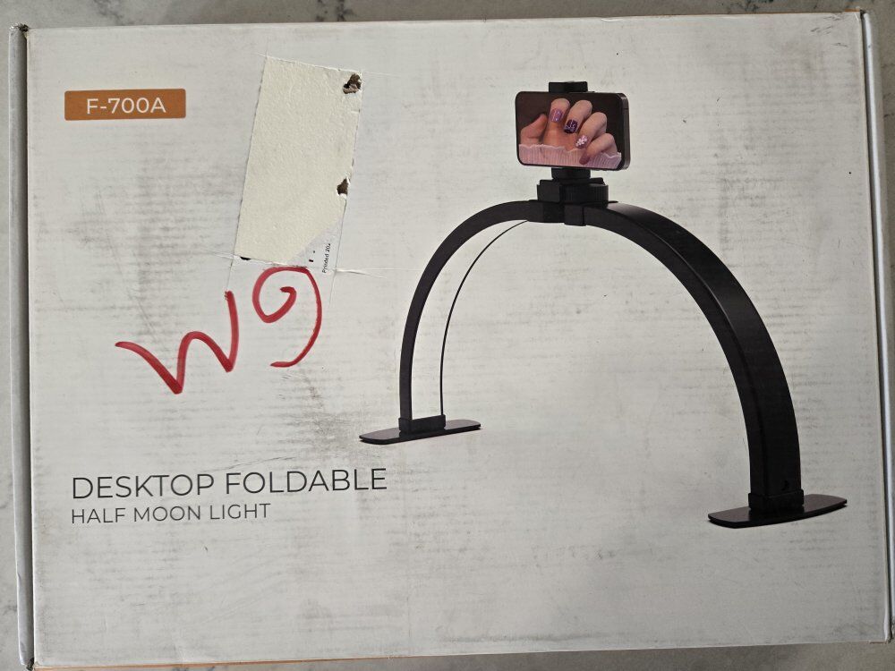 Rohs Desktop Foldable Half Moon Light