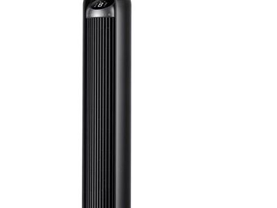 Dreo 24" Nomad One Oscillating Tower Fan with Remote Control, Quiet Cooling, 6 Modes, Black