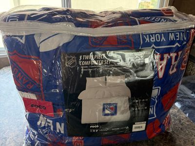 NHL Rangers Bedding For Twin Bed