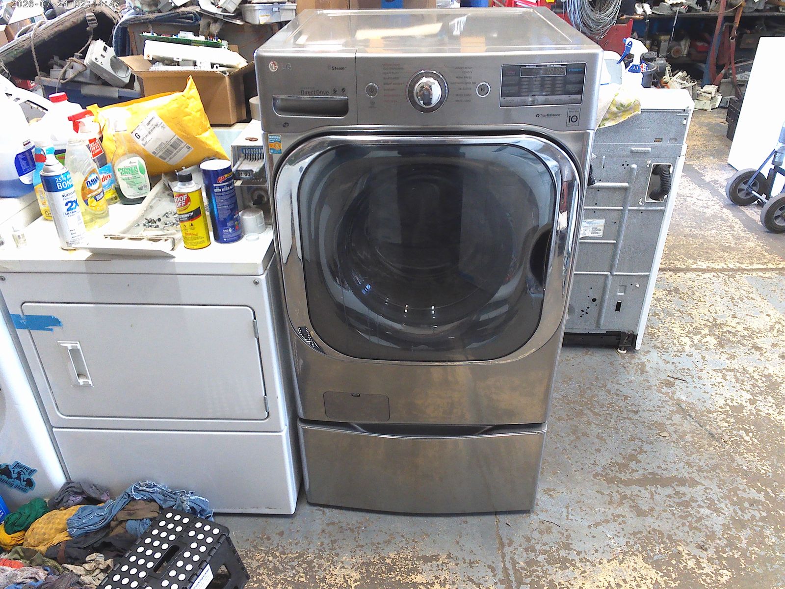LG front load mega capacity washers