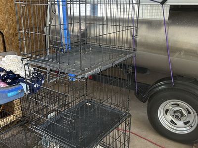 Wire dog crates