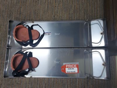 BON STAINLESS STEEL KNEE BOARDS