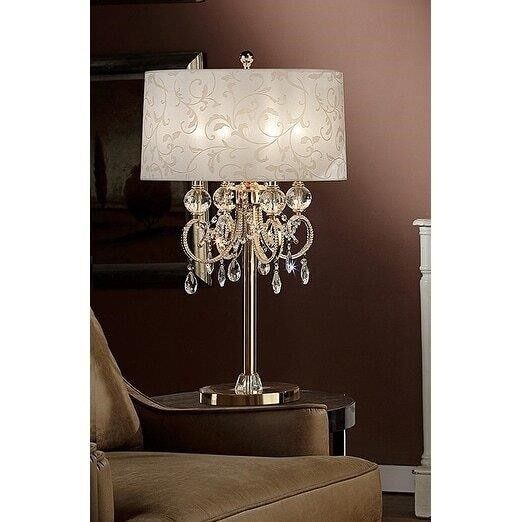 Aurora Barocco Crystal Gold Table Lamp