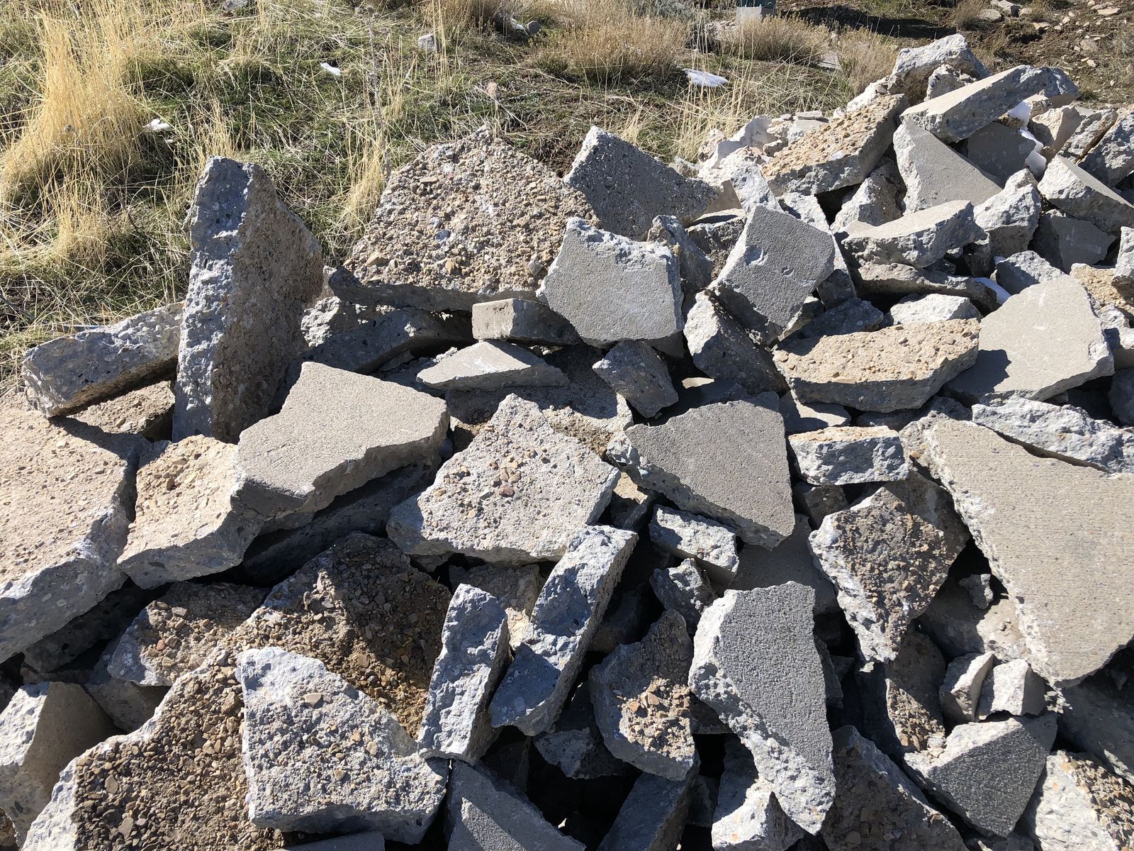 Urbanite (Broken concrete) FREE