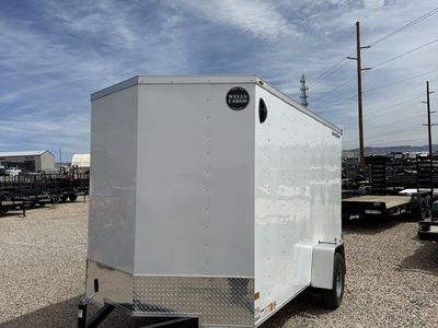 6x12 Wells Cargo FastTrac Enclosed Cargo Trailer - 6'6" Interior - 3.5K GVWR - Barn Doors