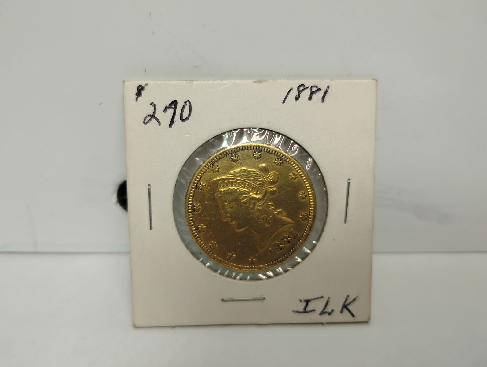 1881 Liberty Head $10 Gold Coin