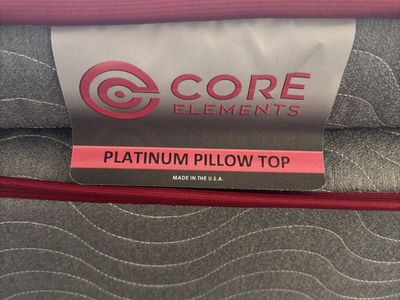 Core Elements Platinum Pillow Top Mattresses - 3 Full/Double