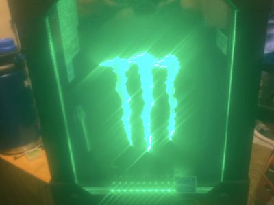 Monster Energy LED Light Up Sign Display