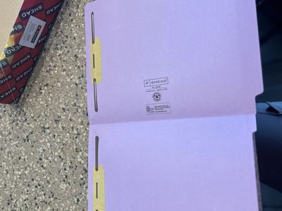 File folders 2-ply tabs