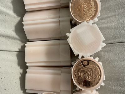 1oz Copper Rounds in Tubes - Buffalo & Indian Head mix Designs - 10 rolls of 20!