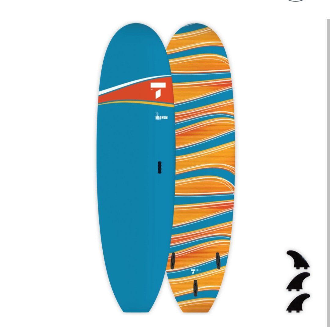 NEW-IN-BOX TAHE 7'0 Paint Magnum Soft Top Performance Surfboard