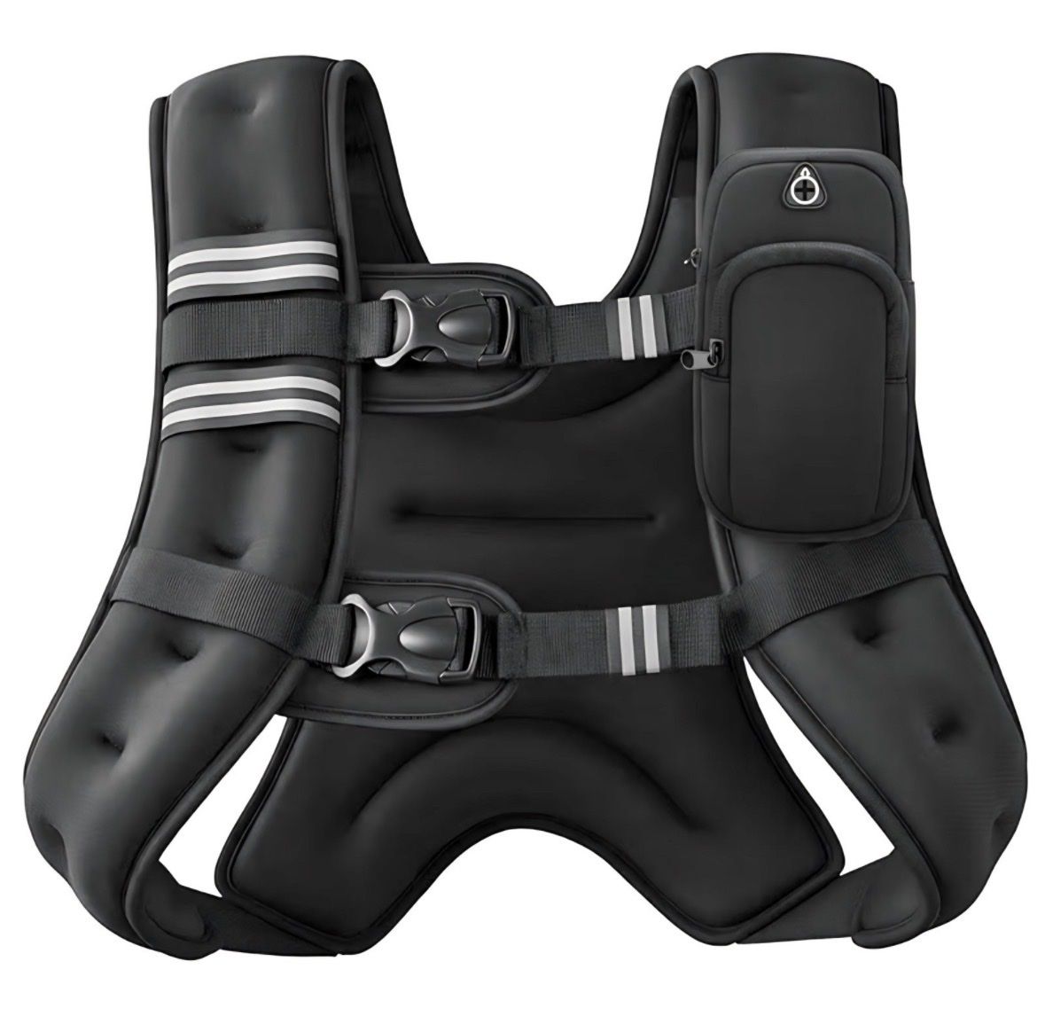 Weighted Vest, 20lb Weight Vest with Reflective Stripe for Workout, Strength Training