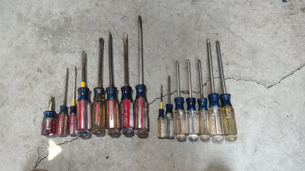 Craftsman Screwdriver Lot, Phillips & Flathead