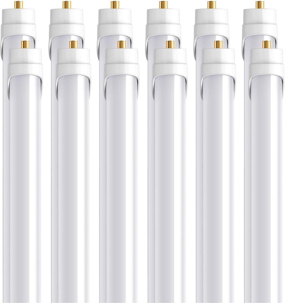 Barrina 8ft LED Bulbs, T8 T10 T12, Single Pin FA8