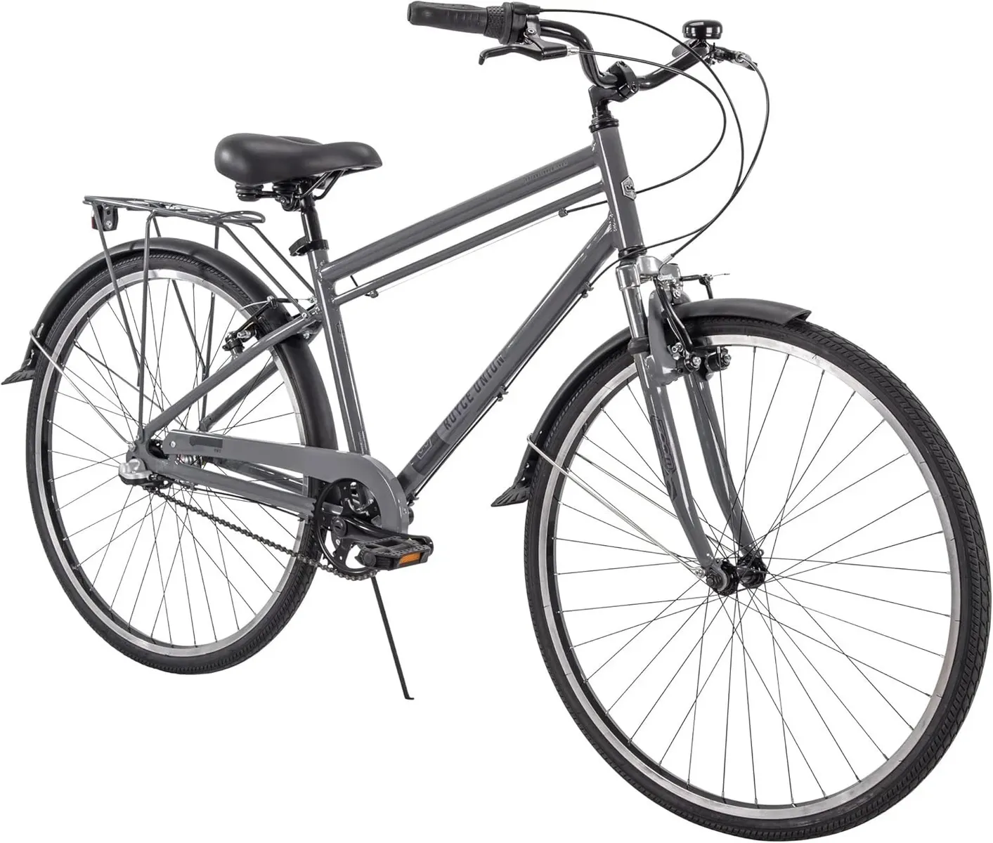 NEW ROYCE UNION RMX 700c Mens 3-Speed Commuter Bike 21" Aluminum Frame Cool Gray in BOX