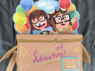 Loungefly Pixar Up Young Carl and Ellie A World of Adventure Mini Backpack