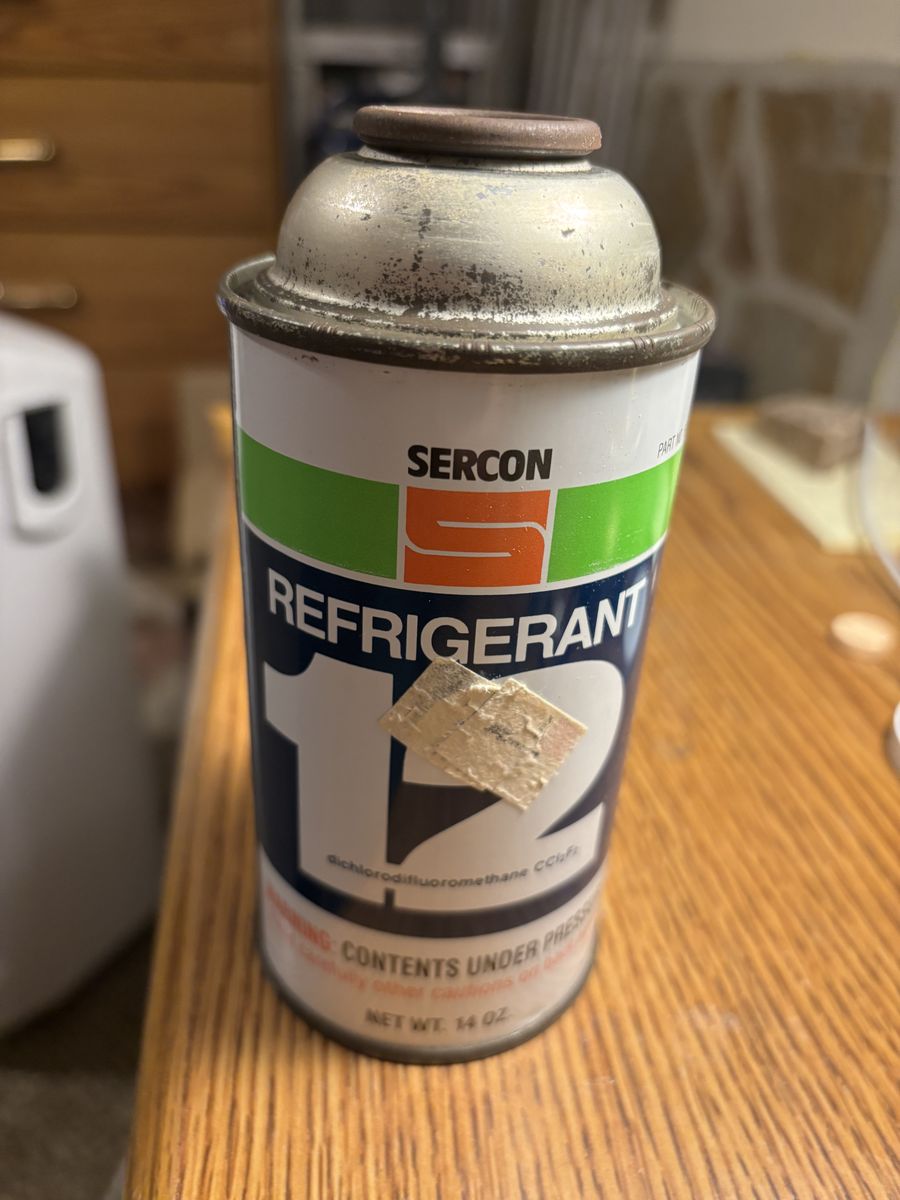 14 oz Can of R12 refrigerant