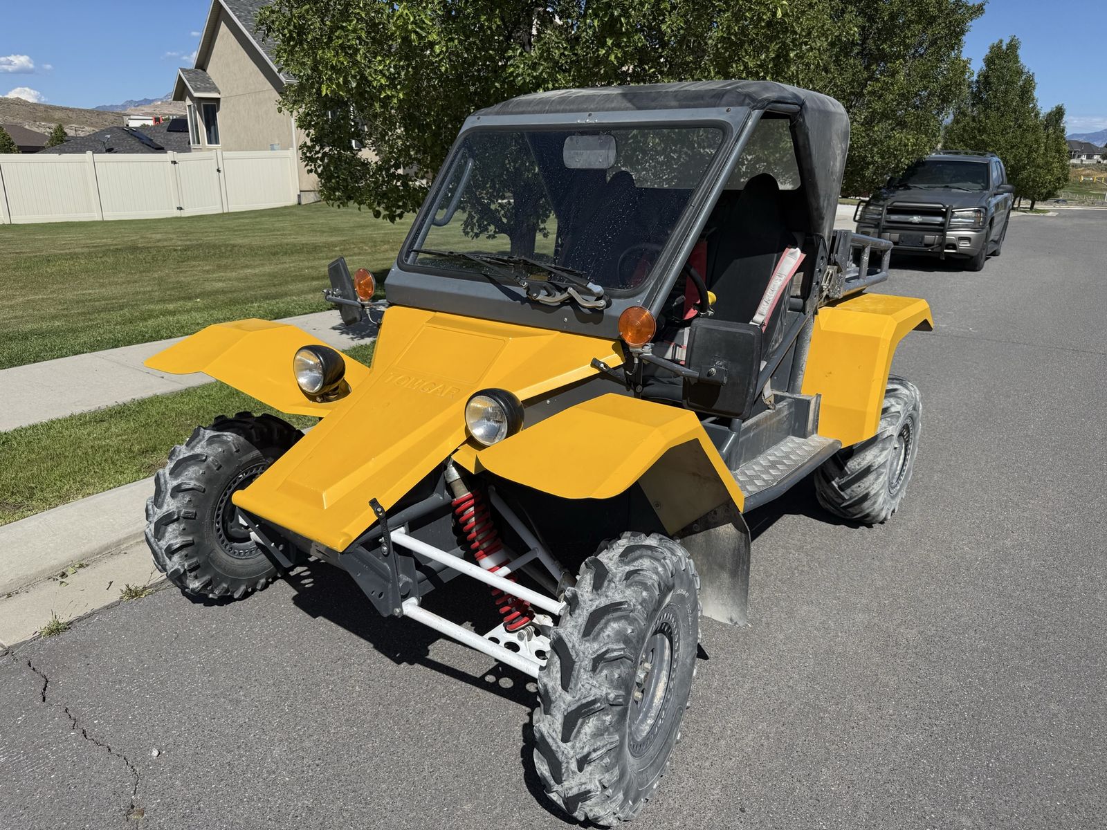 Tomcar Utility Vehicle UTV Yellow Off-Road Side-by-Side