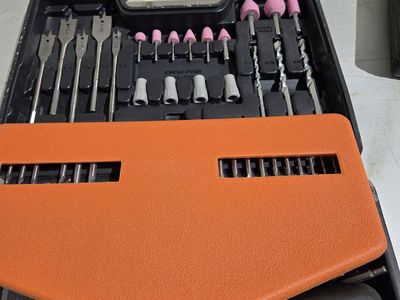 Large Drill Bit & Driver Set w/ Carrying Case - Comprehensive Tool Kit