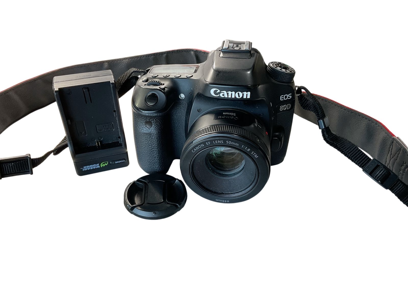 Canon EOS 80D DSLR Camera with 50mm f/1.8 STM Lens and Charger E75014456