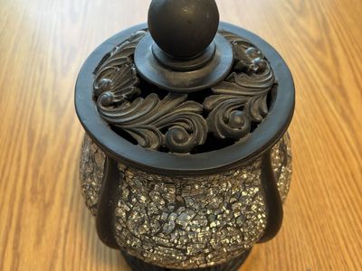 Beautiful Black Vase/Container