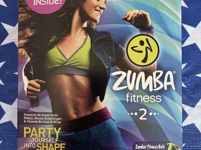 Unopened - Zumba Fitness 2 Nintendo Wii Game w/ Zumba Fitness Belt & DVD - Party Yourself into Shape!