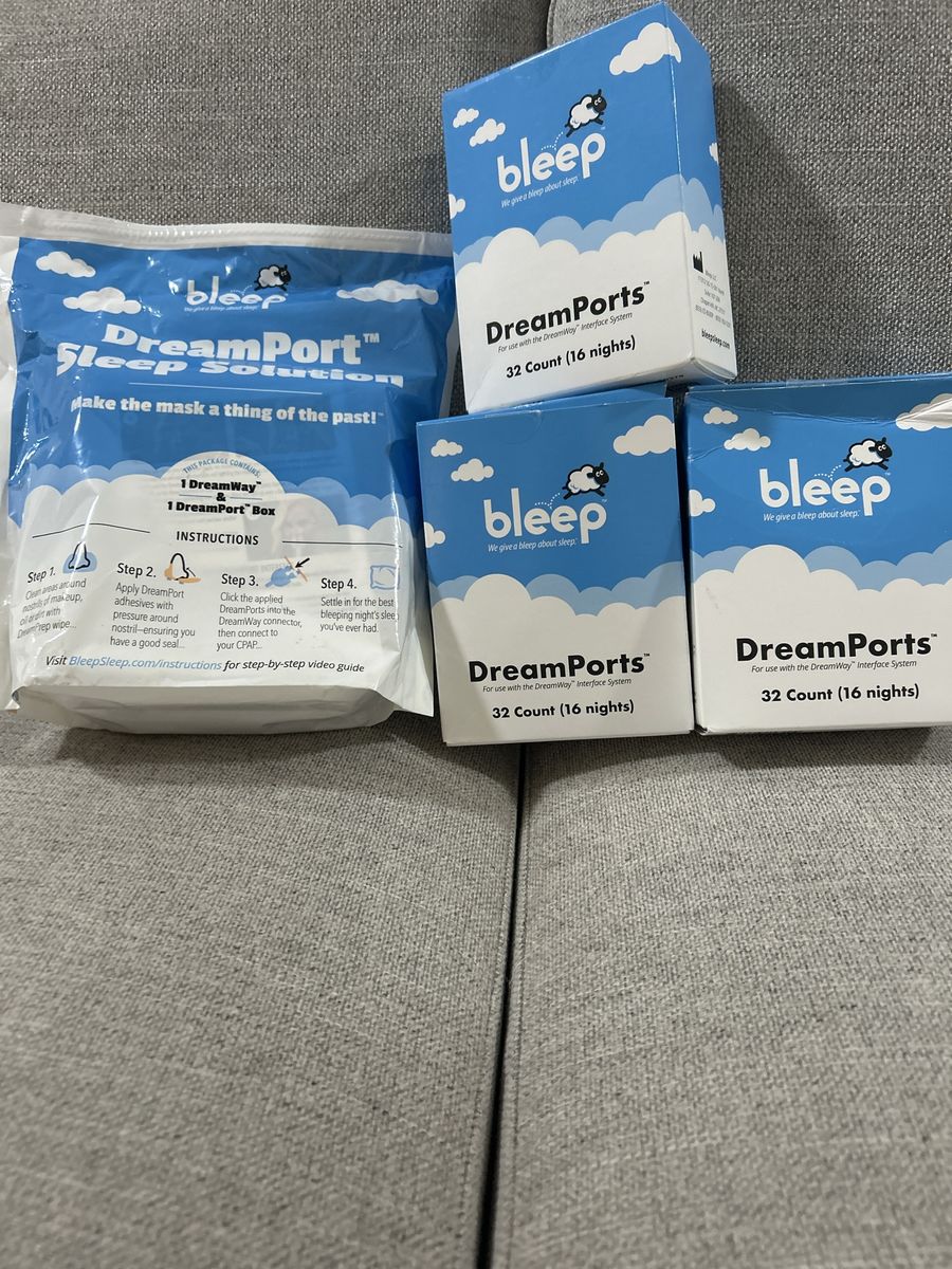 Bleep DreamPort Sleep Solution and DreamPorts 32 Count Boxes