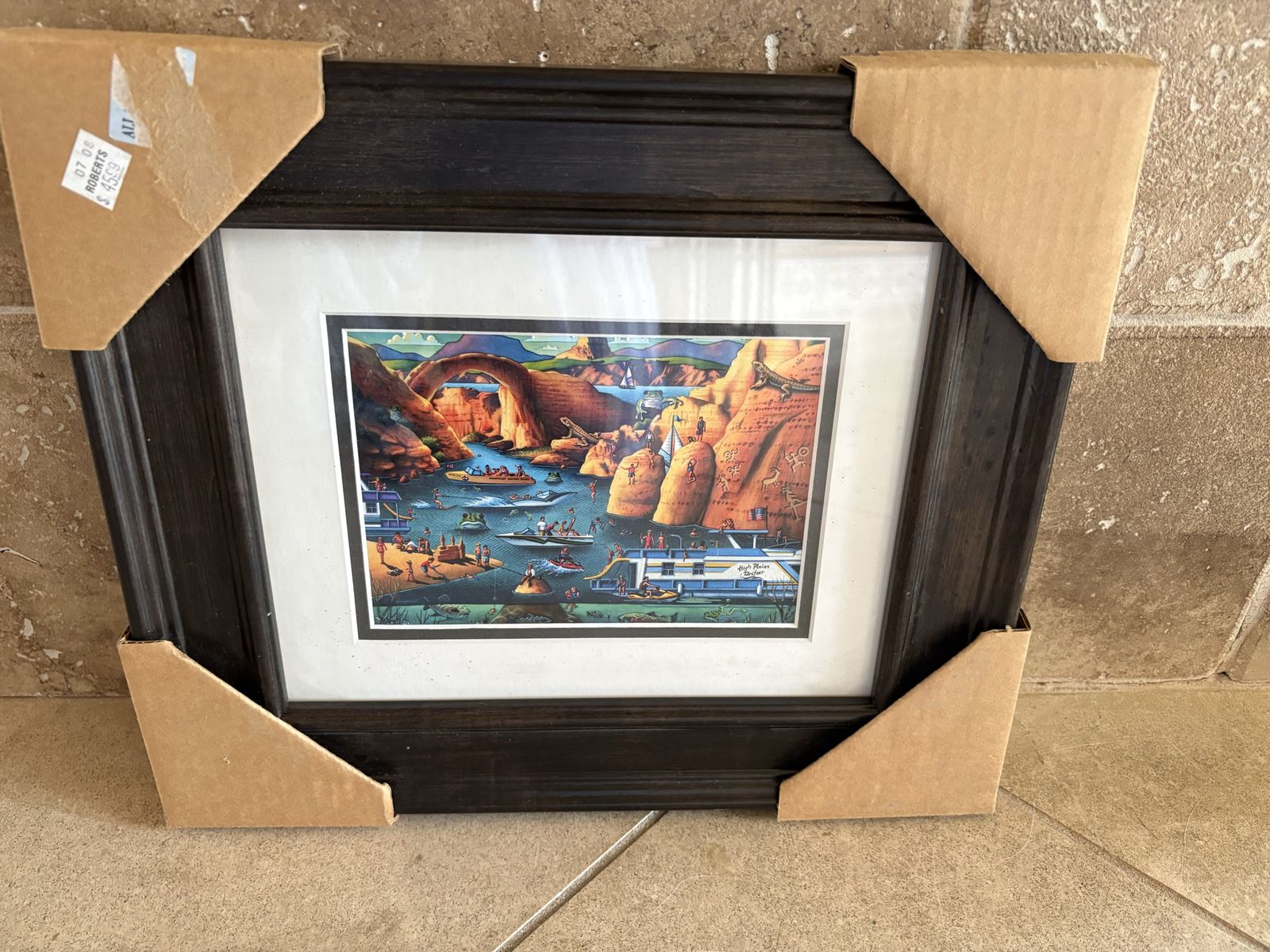 Framed Picture of Lake Powell by Eric Dowdle