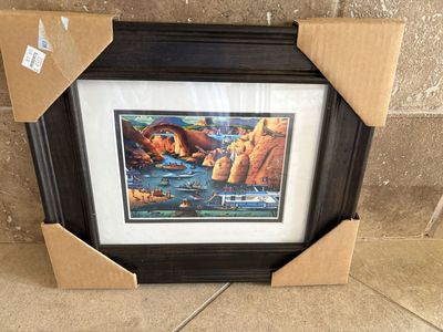 Framed Picture of Lake Powell by Eric Dowdle